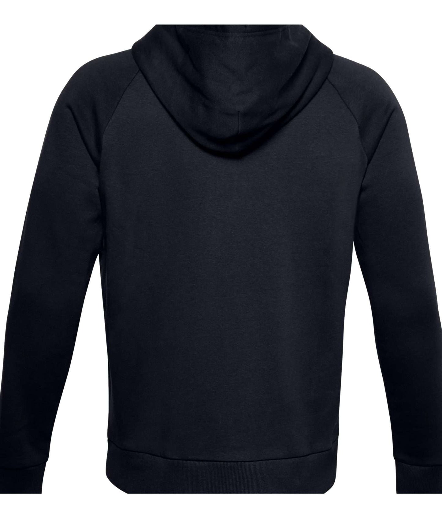 Under Armour Men's Rival Fleece Full-Zip Hoodie 1357111-001 Black / Onyx White
