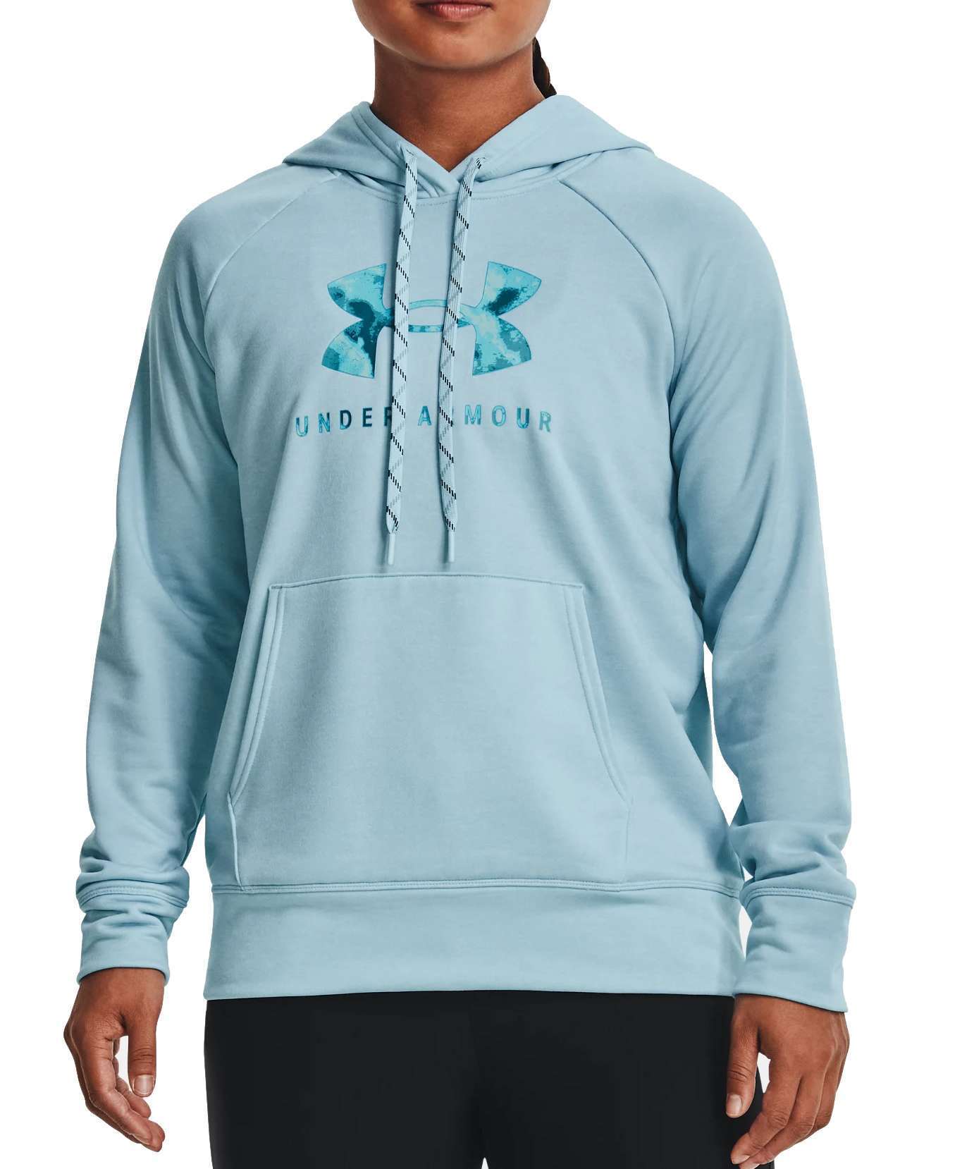 Under Armour Women's UA Shoreline Terry Hoodie 1371254 Opal Blue / Cloudless Sky-293