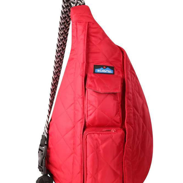 KAVU Women's ROPE PUFF Bag - Scarlet