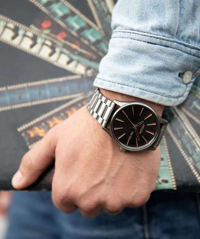 Nixon Sentry Stainless Steel Watch
