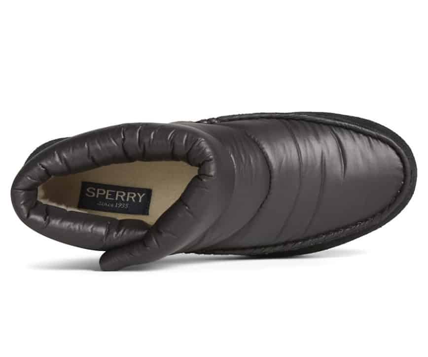 Sperry Women's Moc-Sider Nylon Bootie - Black