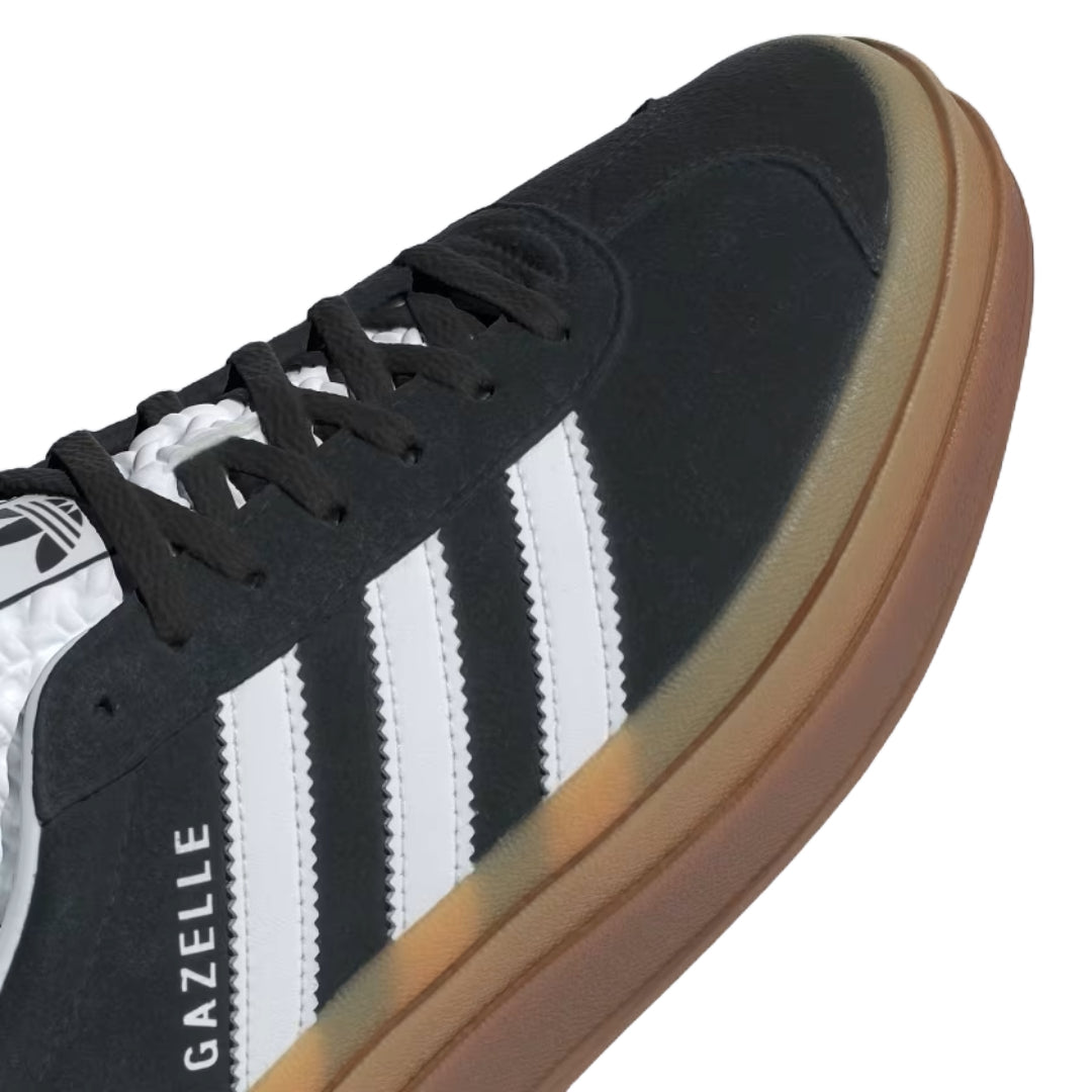 adidas Originals Women's Gazelle Bold Shoes in classic black.