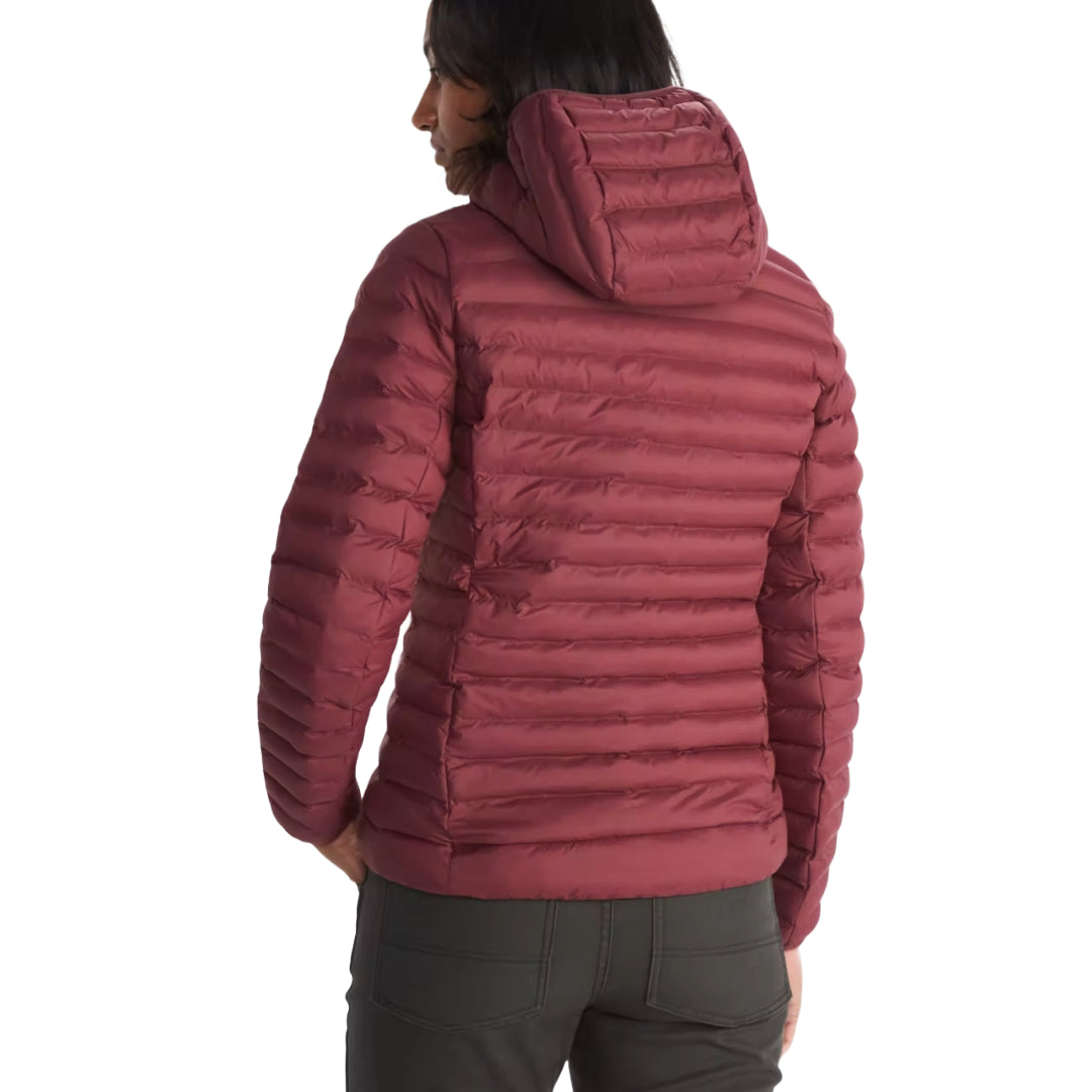 Marmot Women's Echo Featherless Hoody, a stylish and insulated winter essential for women.