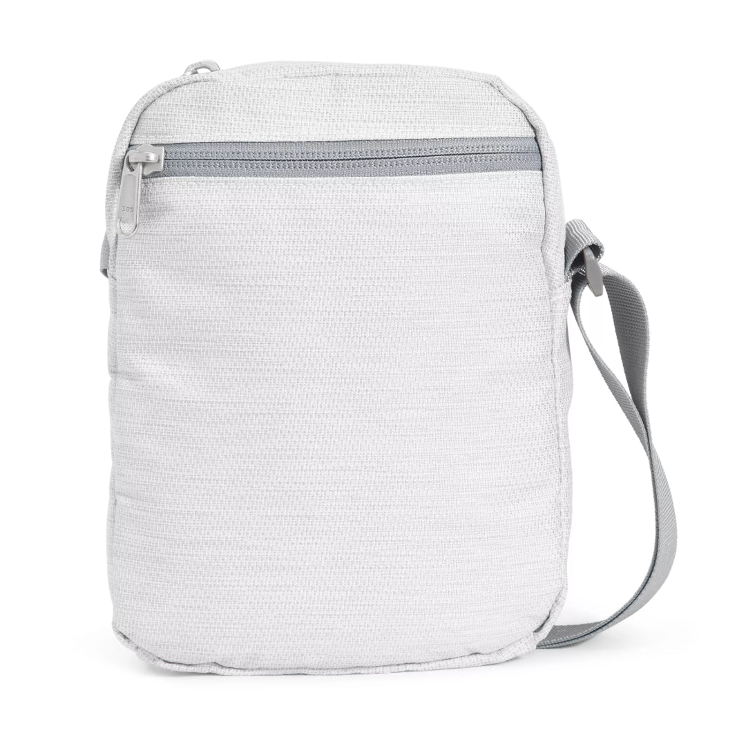 The North Face Jester Crossbody in black, featuring a compact design with multiple compartments and an adjustable strap.