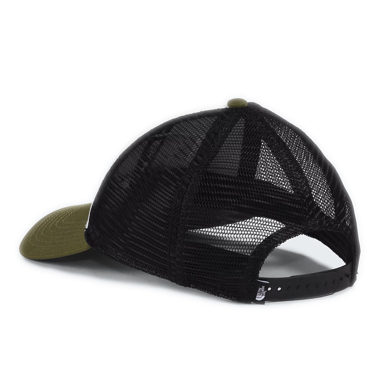The North Face Unisex Mudder Trucker Hat - Classic trucker style with adjustable closure and breathable mesh back in forest Olive