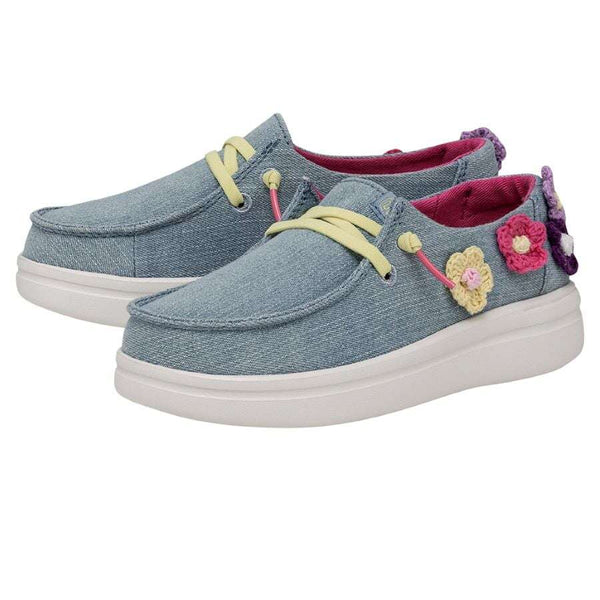 Hey Dude Youth Rise Shoes - Crochet Dahlia 40107-1KU