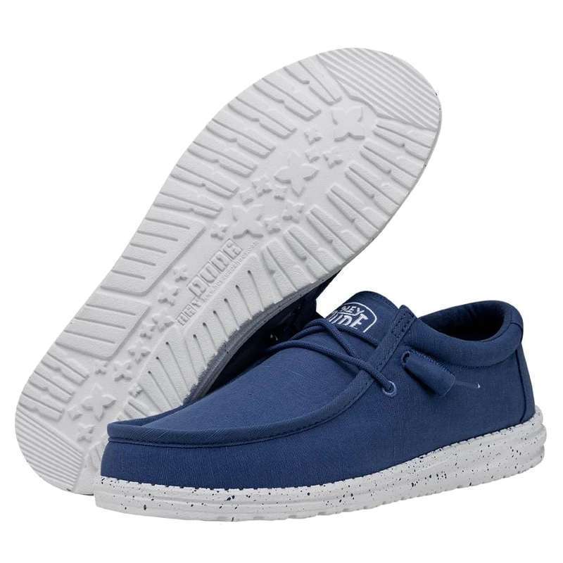 Hey Dude Men's Wally Slub Canvas Shoes