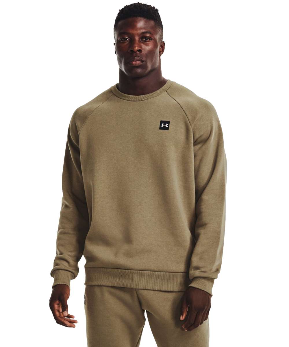 Under Armour Men's UA Rival Fleece Crew 1357096-361 Green