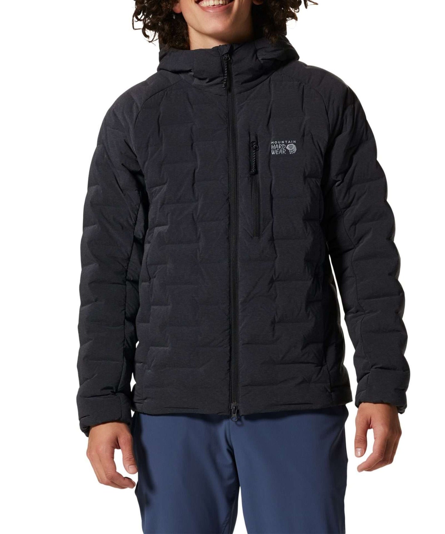 MOUNTAIN HARDWEAR Men's Stretchdown Hoody 1942911-004 Dark Storm Heather