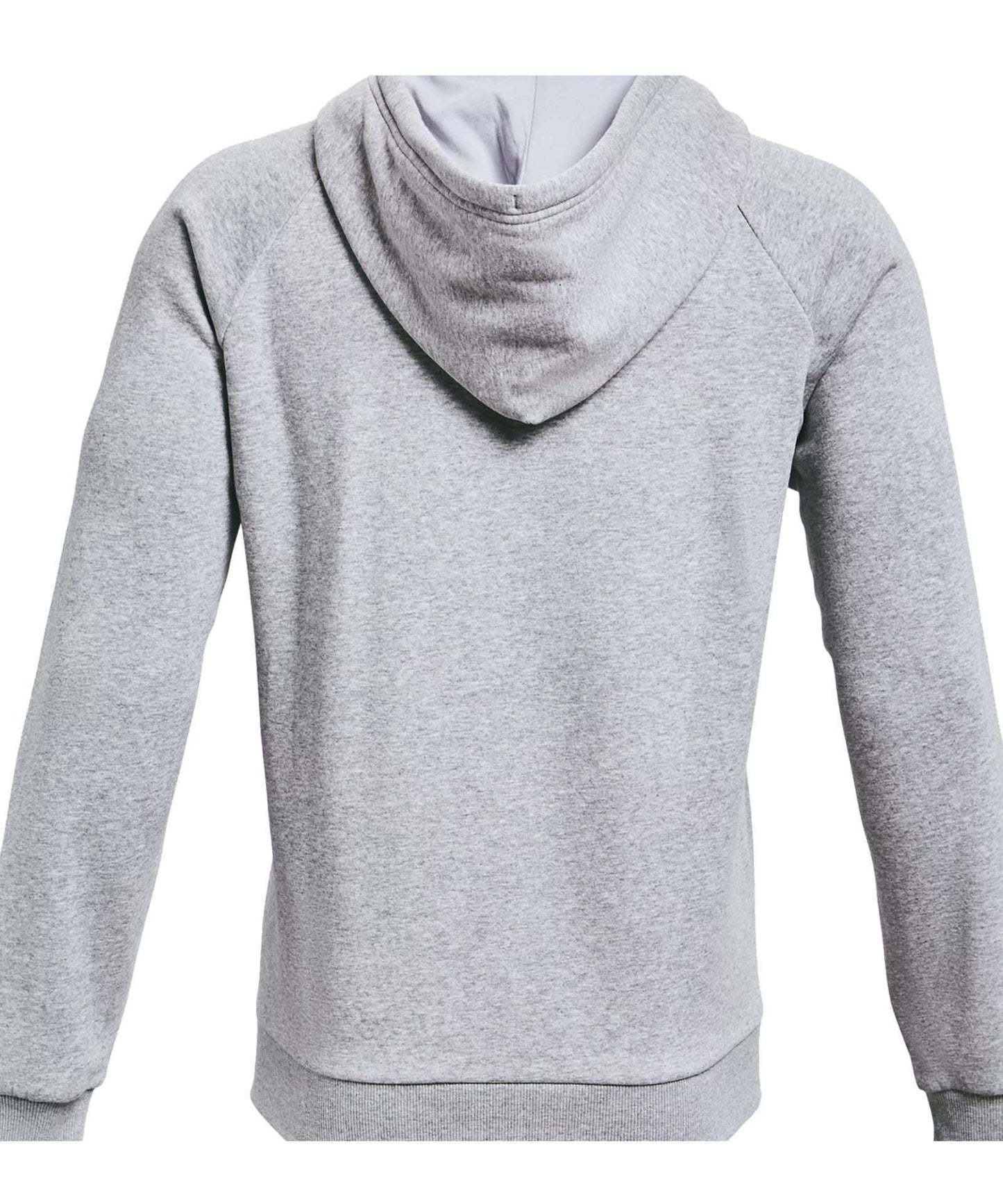 Under Armour Men's Rival Fleece Full-Zip Hoodie 1357111-011 Mod Gray Light Heather / Onyx White