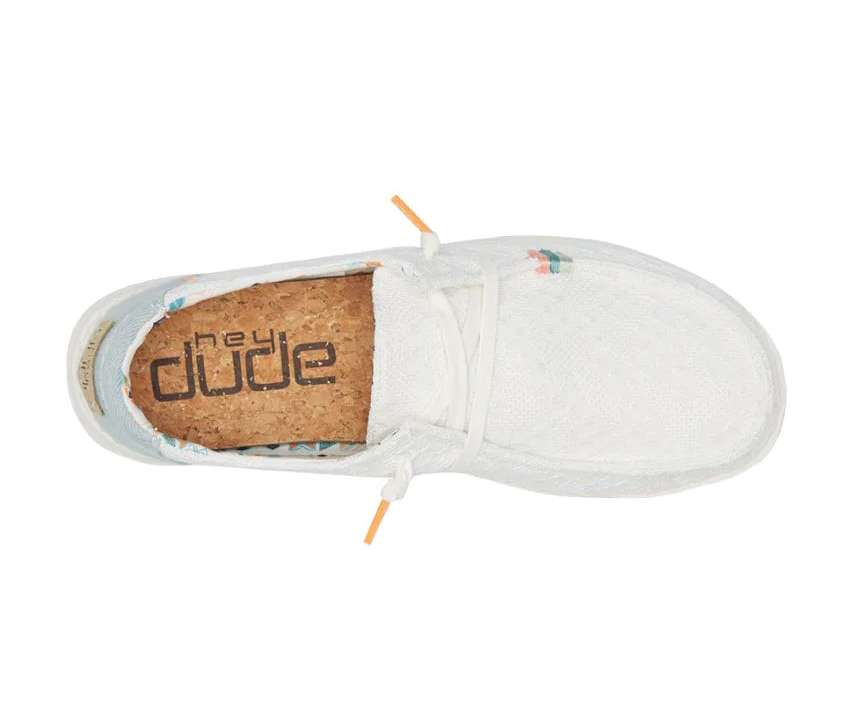 Hey Dude Women's Wendy BOHO - White Crochet 121414790