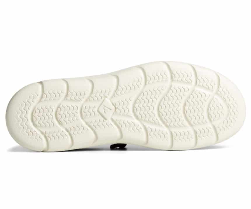 Sperry Women's Captain's Moc Hemp Slip On - Black