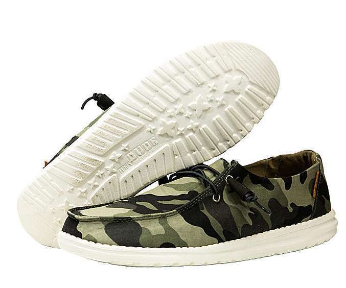 Hey Dude Shoes Women's Wendy Shoes - Camo 121417003