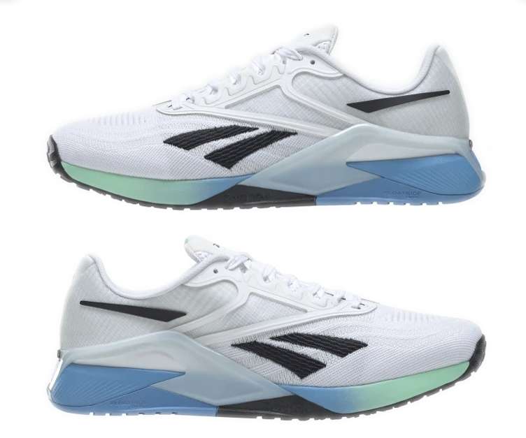 Reebok Men's Nano X2 Training Shoes - Ftwr White / Essential Blue / Hint Mint GZ0886