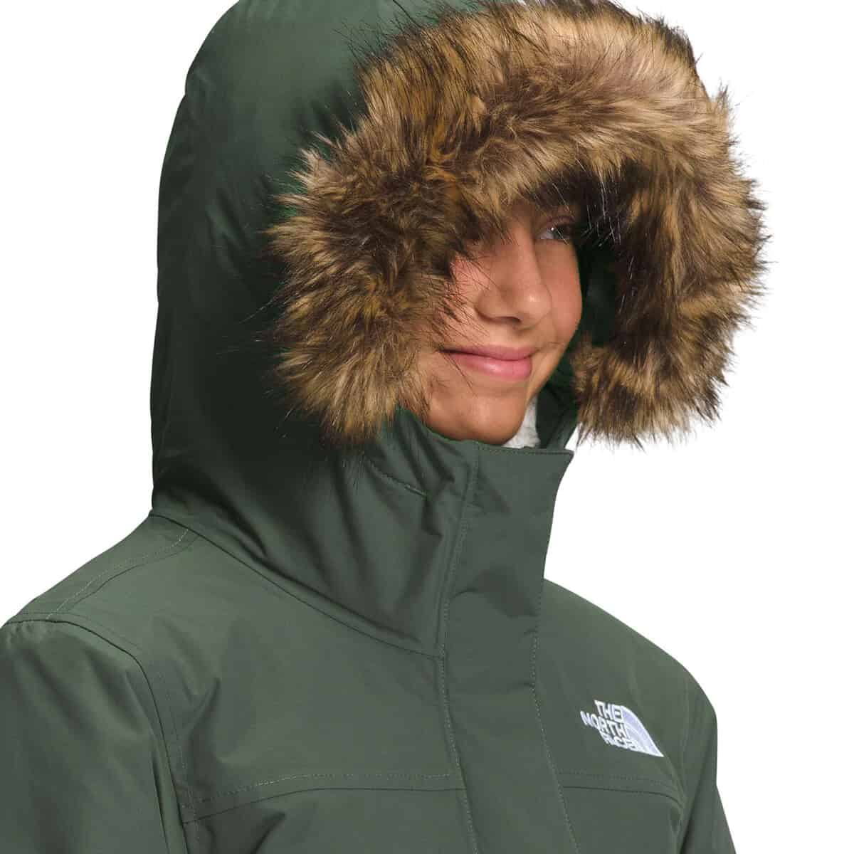 The North Face Girls’ Arctic Swirl Parka - Thyme