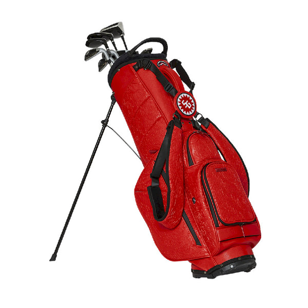 Sprayground KATANA SOUNDWAVE PRO GOLF BAG - Limited Edition with futuristic soundwave design.