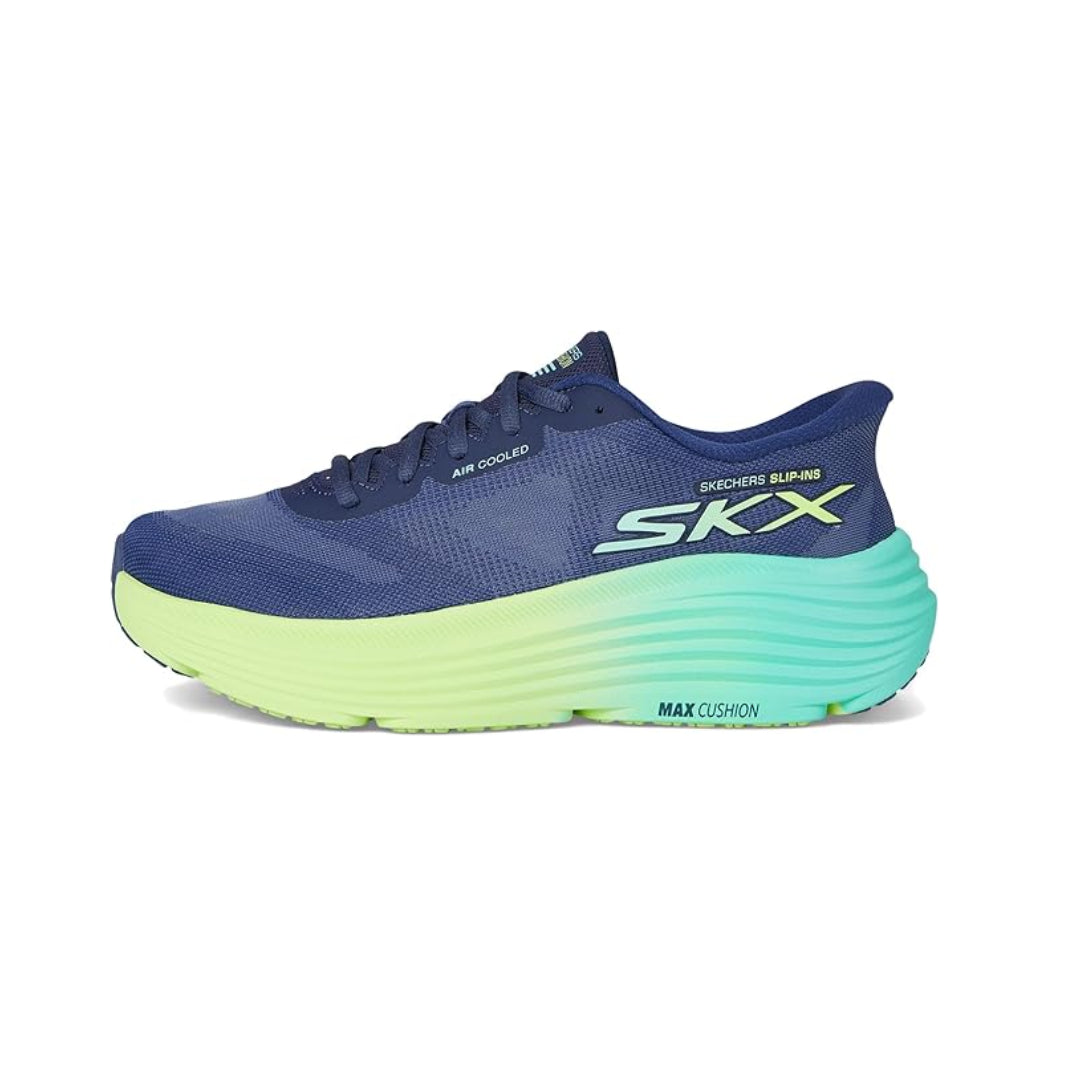 Skechers Women's Max Cushioning Endeavour Hallandale Slip-Ins – a hands-free, ultra-cushioned sneaker for superior comfort and effortless wear.