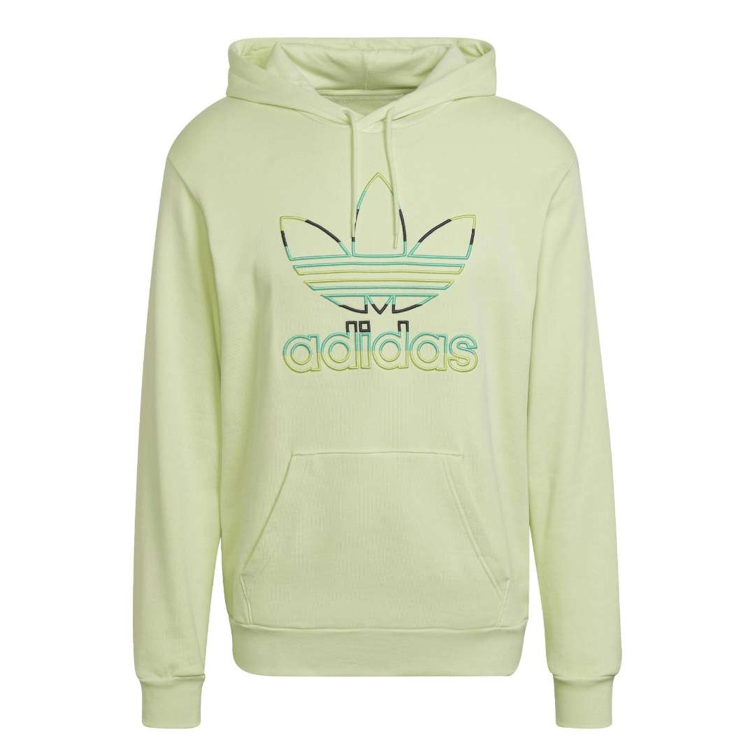 adidas Originals Trefoil Series 3 Hoodie in Gray.