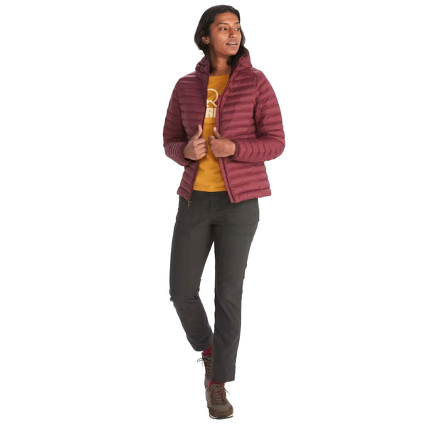 Marmot Women's Echo Featherless Hoody, a stylish and insulated winter essential for women.