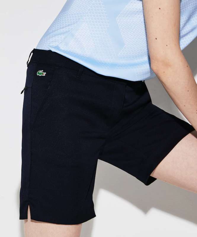 Lacoste Women’s SPORT Gabardine Bermuda Shorts (FF3443-51-423)