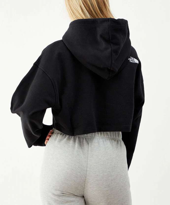 The North Face Women’s Coordinates Crop Drop Pullover Hoodie NF0A55UYJK3 TNF Black