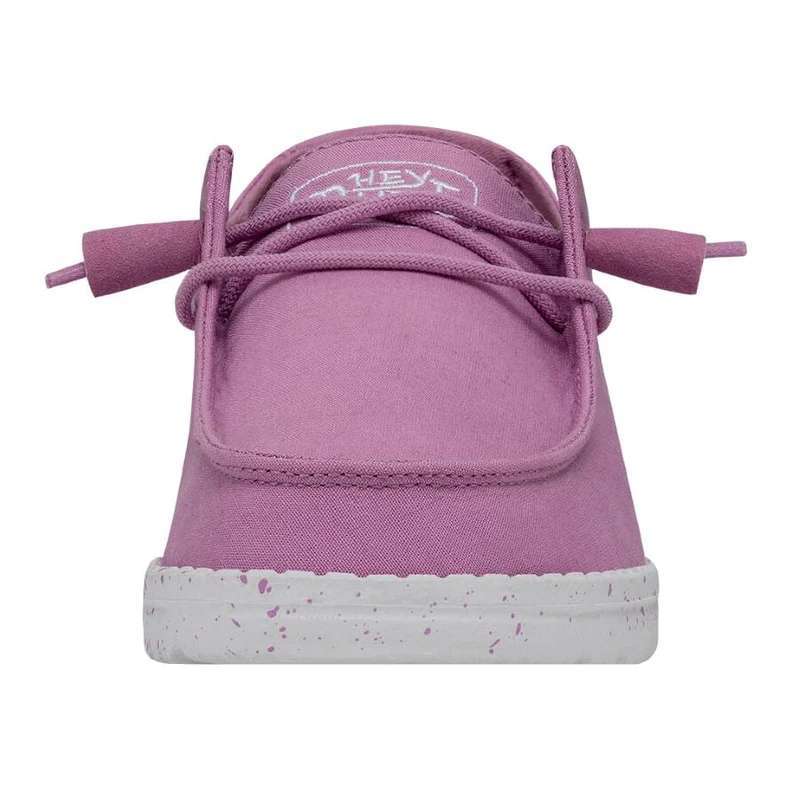 Hey Dude Women's Wendy Slub Canvas Shoes - Violet