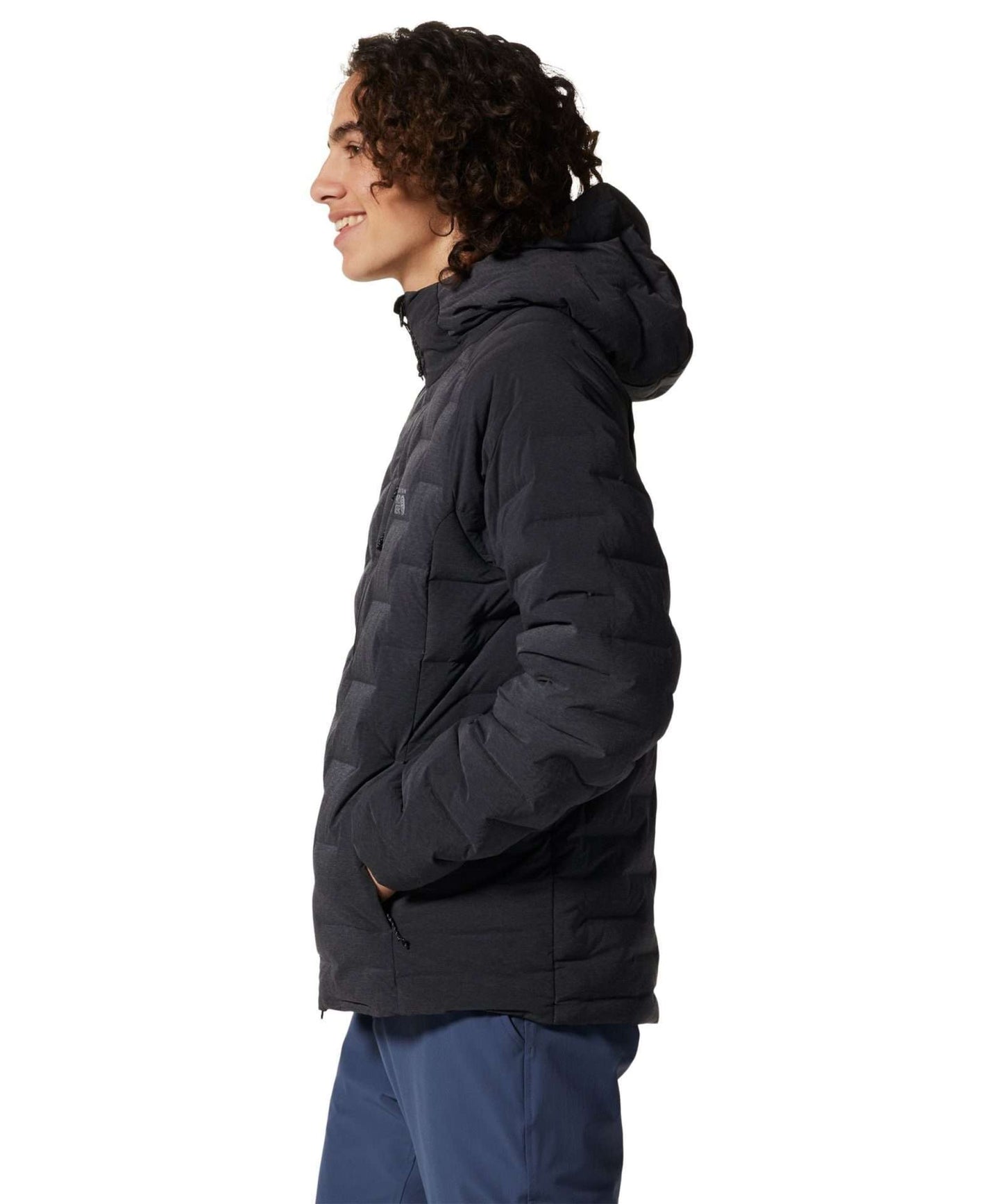 MOUNTAIN HARDWEAR Men's Stretchdown Hoody 1942911-004 Dark Storm Heather