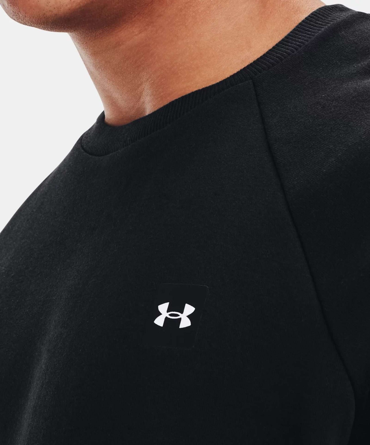 Under Armour Men's UA Rival Fleece Crew 1357096-001 Black