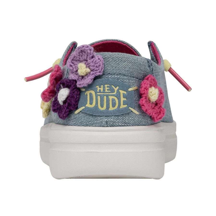 Hey Dude Youth Rise Shoes - Crochet Dahlia 40107-1KU