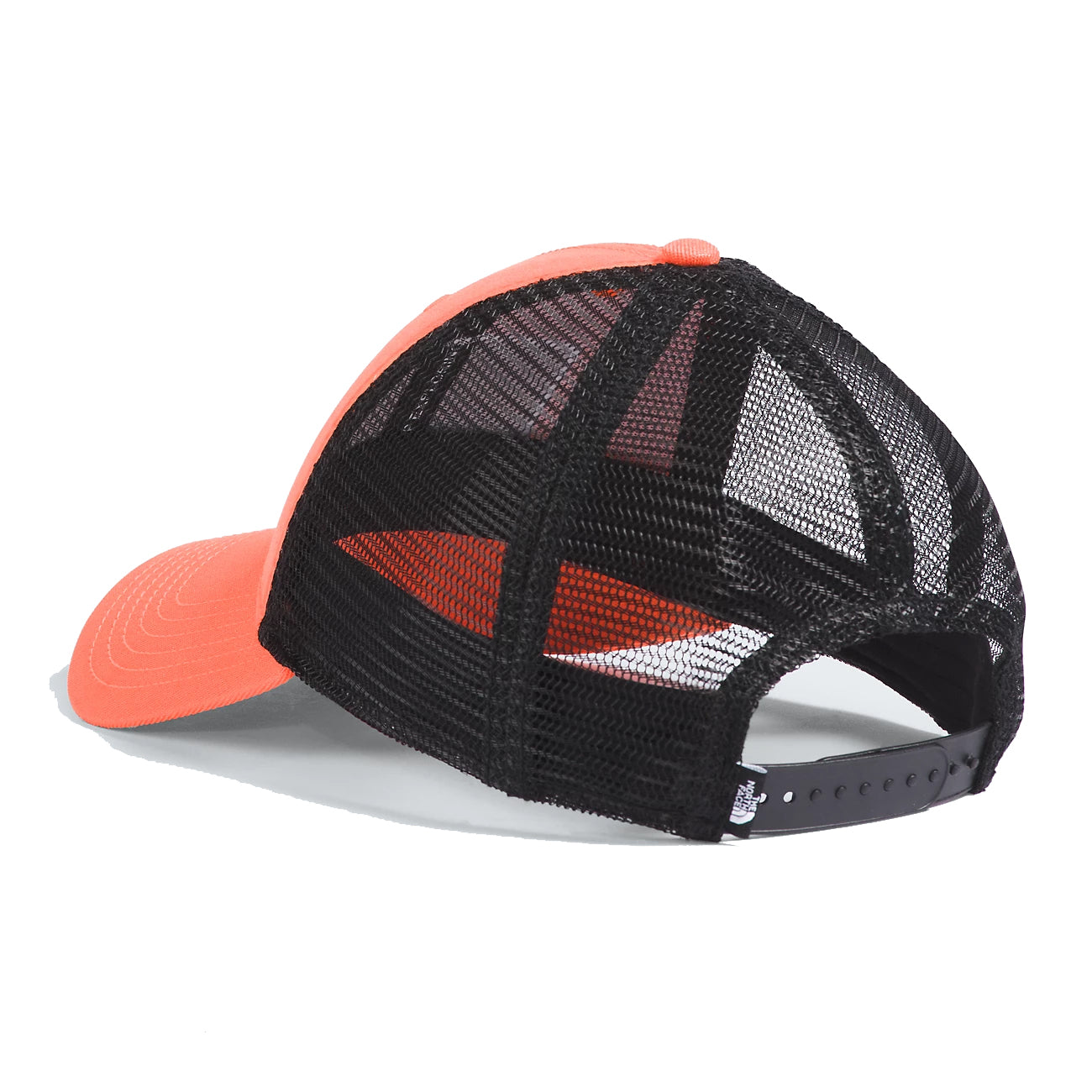 The North Face Unisex Mudder Trucker Hat - Classic trucker style with adjustable closure and breathable mesh back in Vivid Flame