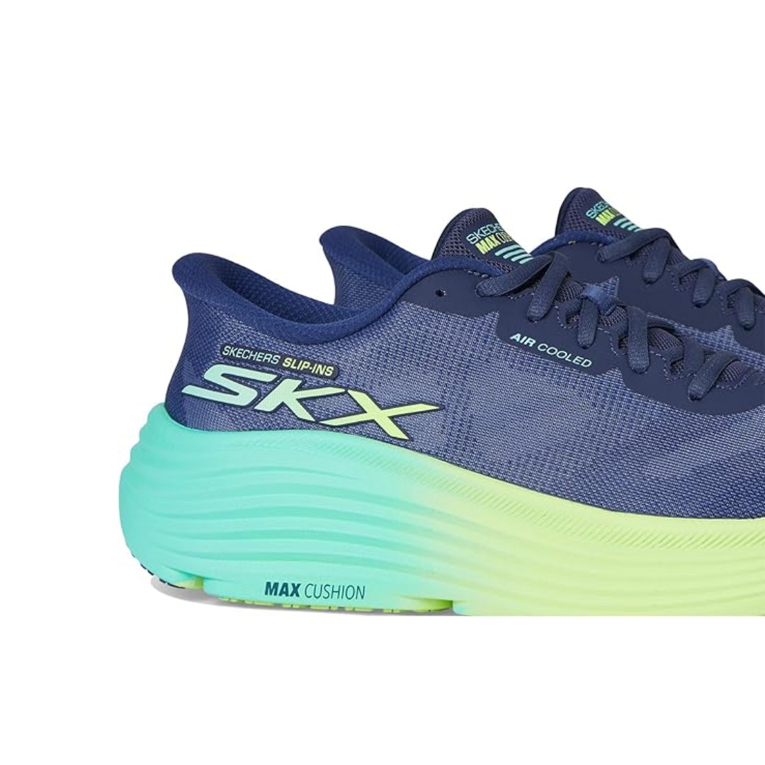 Skechers Women's Max Cushioning Endeavour Hallandale Slip-Ins – a hands-free, ultra-cushioned sneaker for superior comfort and effortless wear.