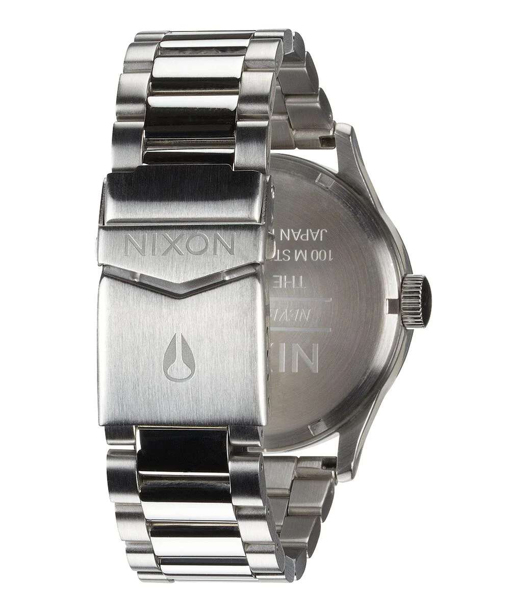 Nixon Sentry Stainless Steel Watch Blue Sunray A356-1258