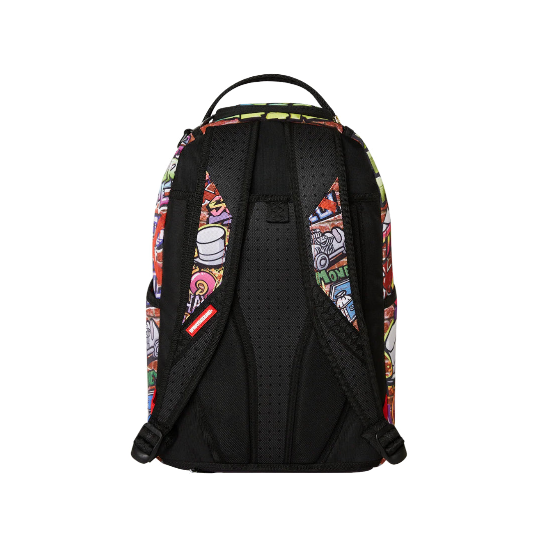 SPRAYGROUND MONOPOLY GRAFFITI GOLD RUSH DLXR BACKPACK