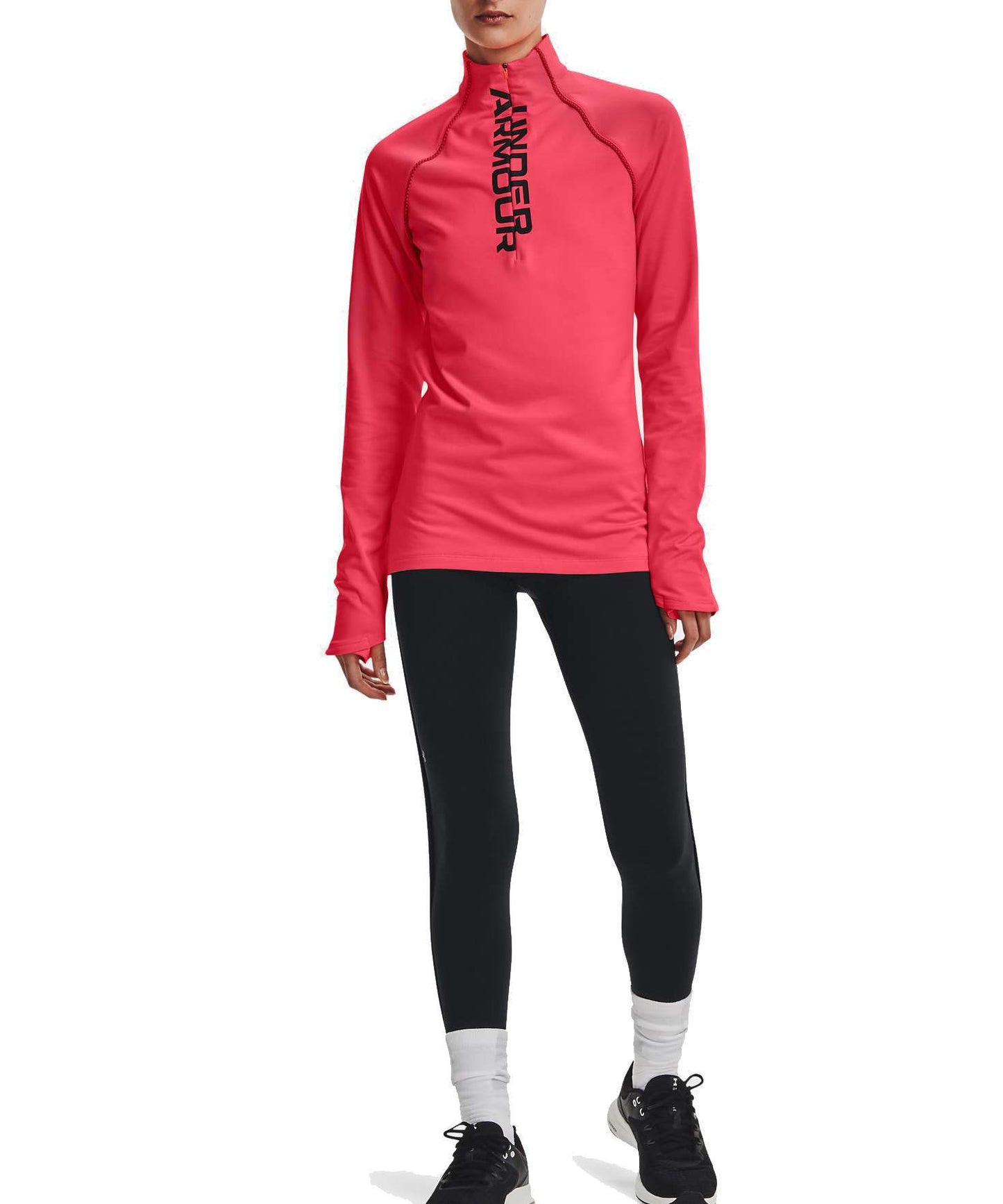 Under Armour Women's ColdGear No-Slip Waistband Ankle Leggings 1365783-001