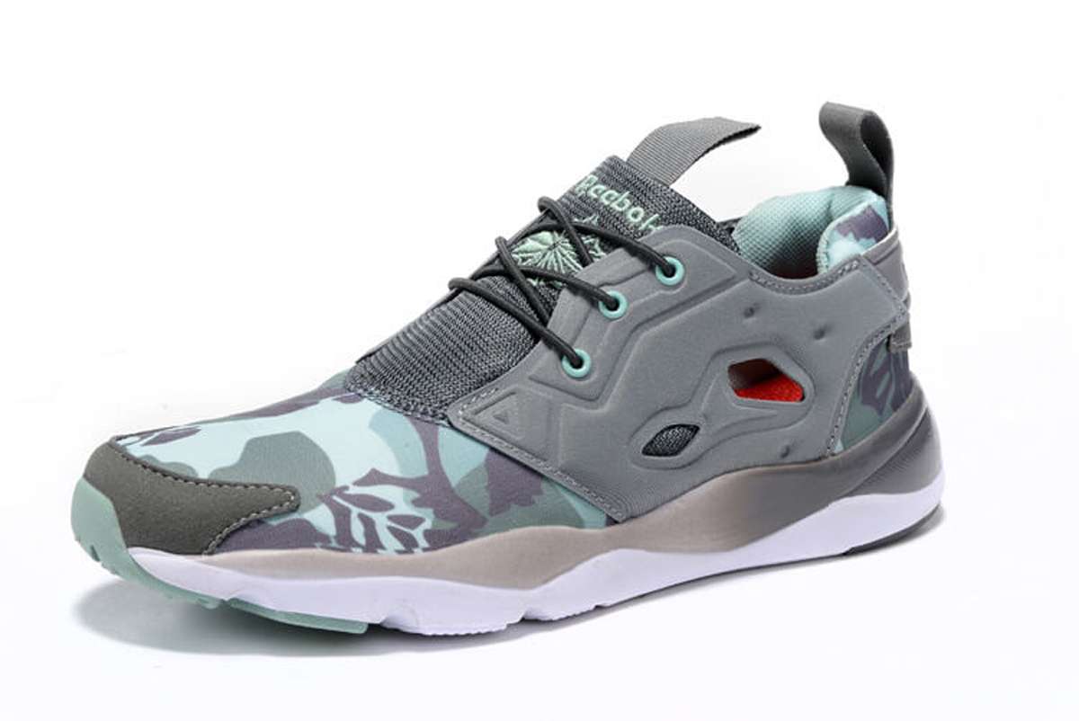 Reebok Women's Furylite Shoes,V67136,Flat Grey / Shark / Cool Breeze / Silvery Green / Winter Sage