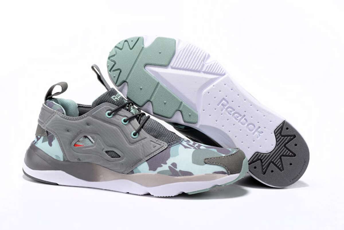 Reebok Women's Furylite Shoes,V67136,Flat Grey / Shark / Cool Breeze / Silvery Green / Winter Sage