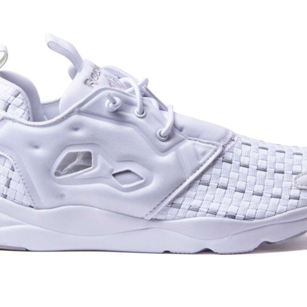 Reebok Women's Furylite New Woven Shoes,V70798,Black / Dark Grey Heather / Solid Grey / White