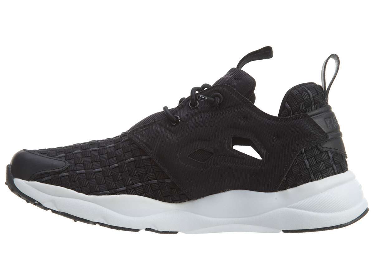 Reebok Women's Furylite New Woven Shoes,V70798,Black / Dark Grey Heather / Solid Grey / White