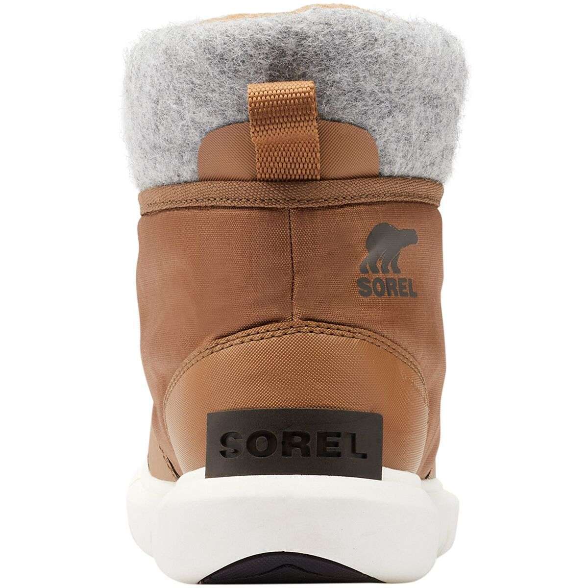 Sorel Women's Explorer II Carnival Felt Bootie NL4454-242 Velvet tan, blackened brown