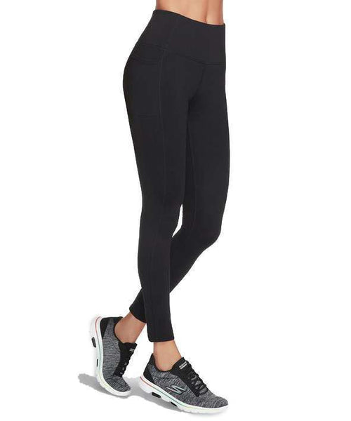 Skechers Women's GO WALK High Waist Legging W03LG30B GRAY / PURPLE
