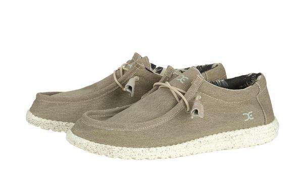 Hey Dude Men's Wally Stretch Shoes - Beige