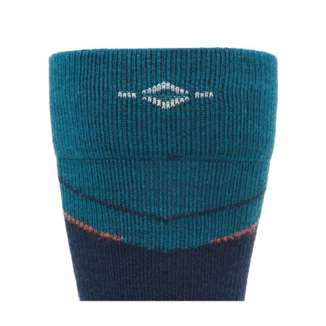 WIGWAM Synchro Knit Snow Junkie Lightweight Over-The-Calf Socks - NAVY II