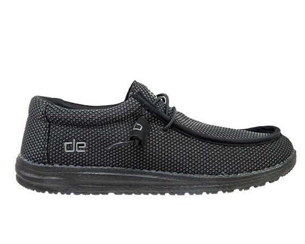 Hey Dude Men's Wally Sox Black Shoes