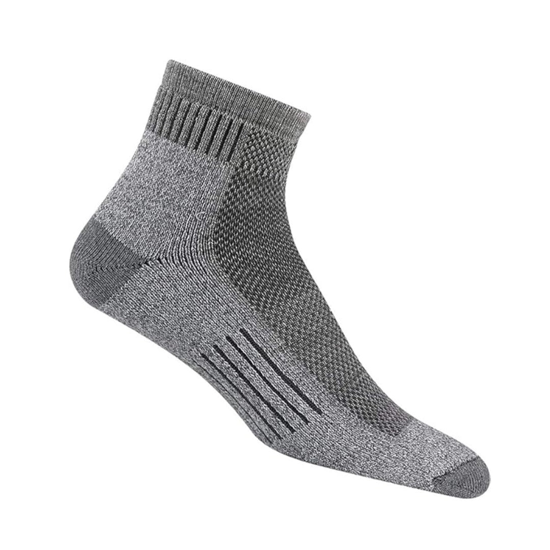 Wigwam Unisex Cool-Lite Hiker Pro Quarter Midweight Socks - GREY