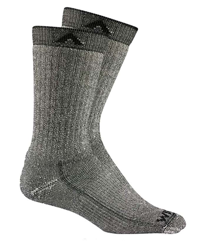 Wigwam Men's Wool Comfort Hiker Crew Socks #S2322-76H (Charcoal)