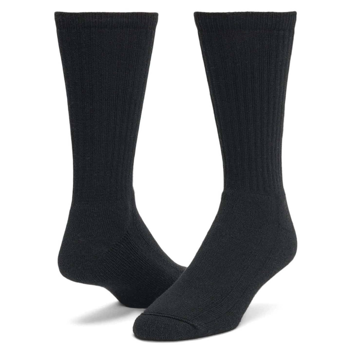 Wigwam Super 60 Crew Socks (3 Pack) (Black)