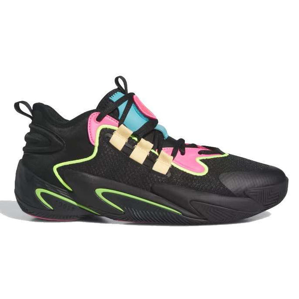 adidas Men's BYW Select Basketball Shoes - Core Black / Acid Orange / Lucid Pink