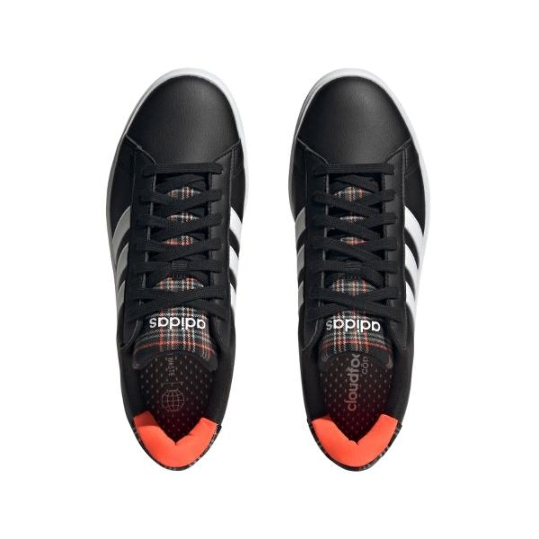 adidas Men's Grand Court 2.0 (Core Black / Cloud White / Grey Two)