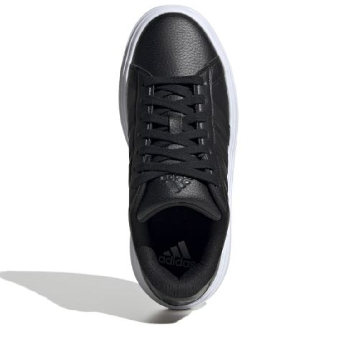 adidas Women's Grand Court Platform (Core Black / Core Black / Carbon)