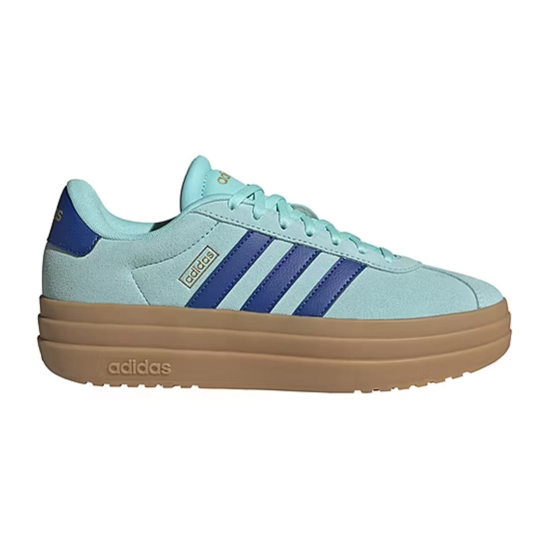 adidas Women's VL Court Bold (Flash Aqua / Team Royal Blue / Gold Meta runnwalk adidas Women's VL Court Bold (Flash Aqua / Team Royal Blue / Gold Meta runnwalk